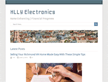 Tablet Screenshot of hllyelectronics.com